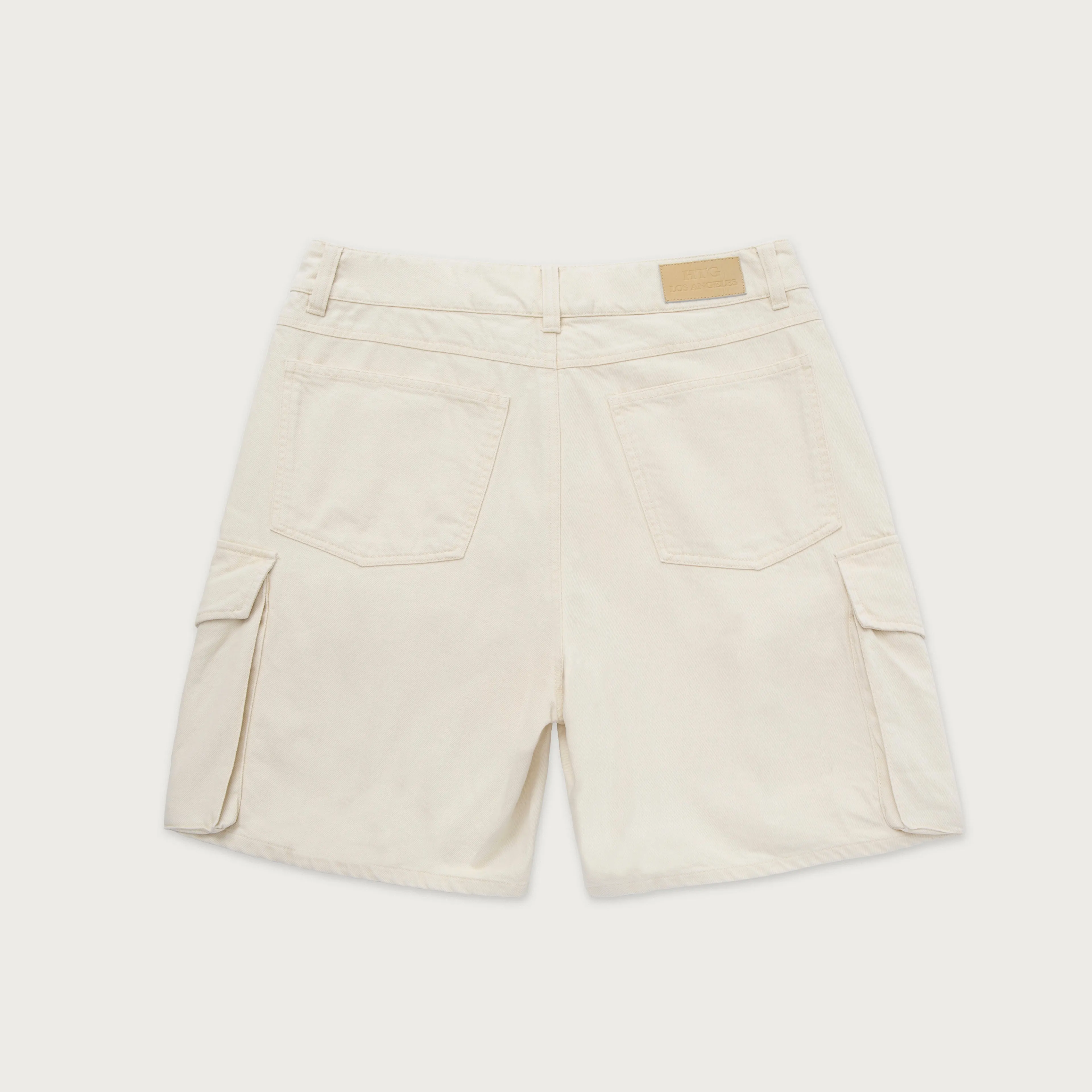 Womens Baggy Cargo Short - Bone